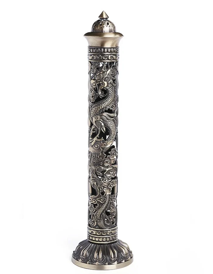 Incensário Dragão de Bronze